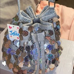 Justice Shiny Bucket Bag!!